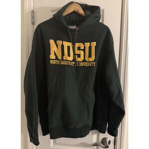 VTG NDSU CHAMPION Reverse Weave ND State University Mens Sweatshirt 2XL Green